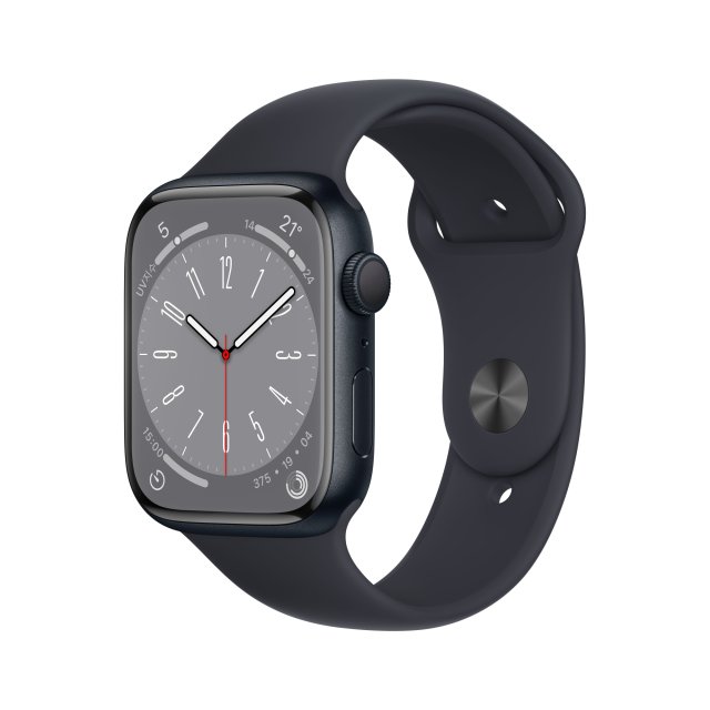 Apple 워치 8 GPS 45mm (미드나이트 알루미늄)