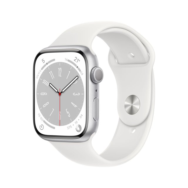 Apple 워치 8 GPS 45mm (실버 알루미늄)