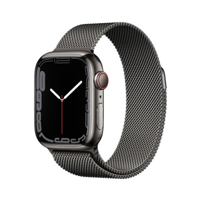 Apple 워치 7 셀룰러 41mm (그래파이트 스테인리스 스틸)