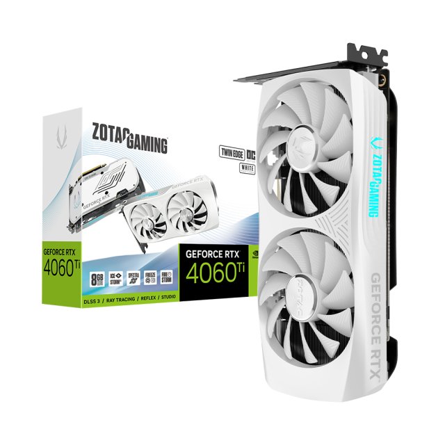 조텍 GAMING 지포스 RTX 4060 Ti TWIN Edge OC White D6 8GB