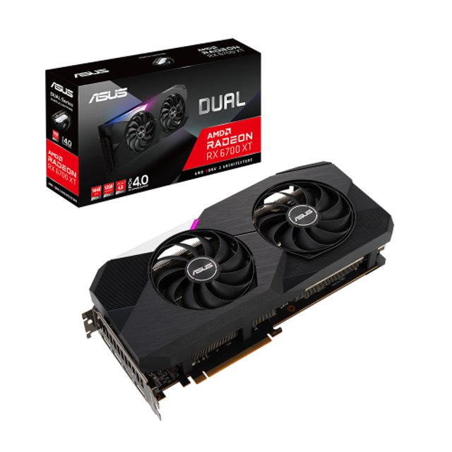 ASUS DUAL 라데온 RX 6700 XT D6 12GB 대원CTS